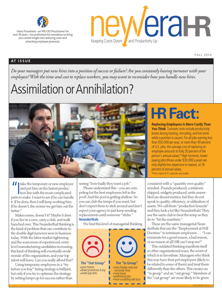 Assimilation or Annihilation | PDF | Employment | Temporary Work