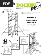 MI Tower Assembly and Safety Guide | PDF | Scaffolding | Door