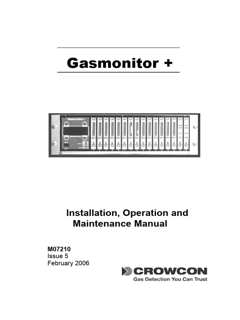 Gasmonitor Manual 1 | PDF | Relay | Computer Hardware