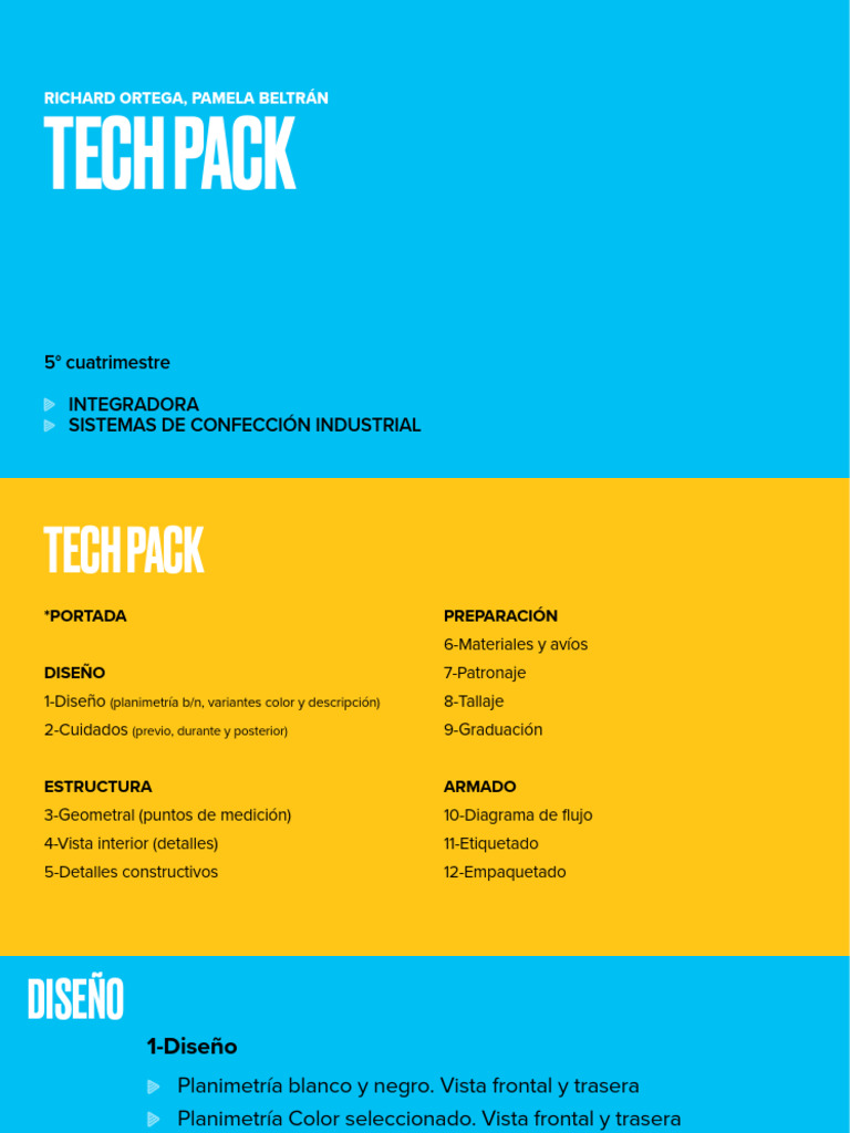 Tech Pack | PDF