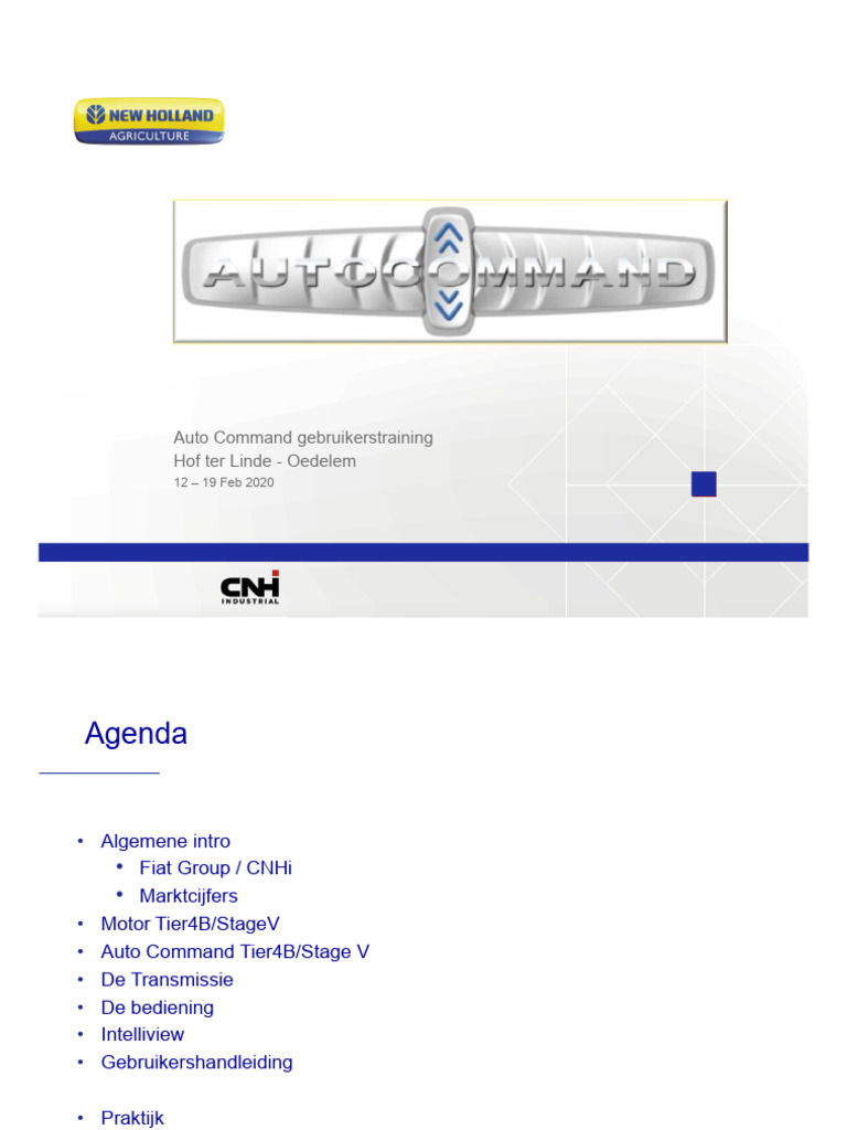 New Holland Auto Command | PDF