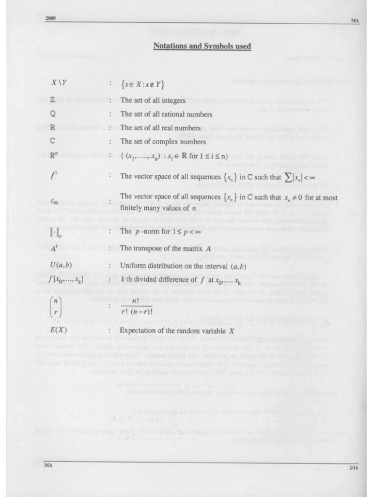 Maths Gate - 2 | PDF