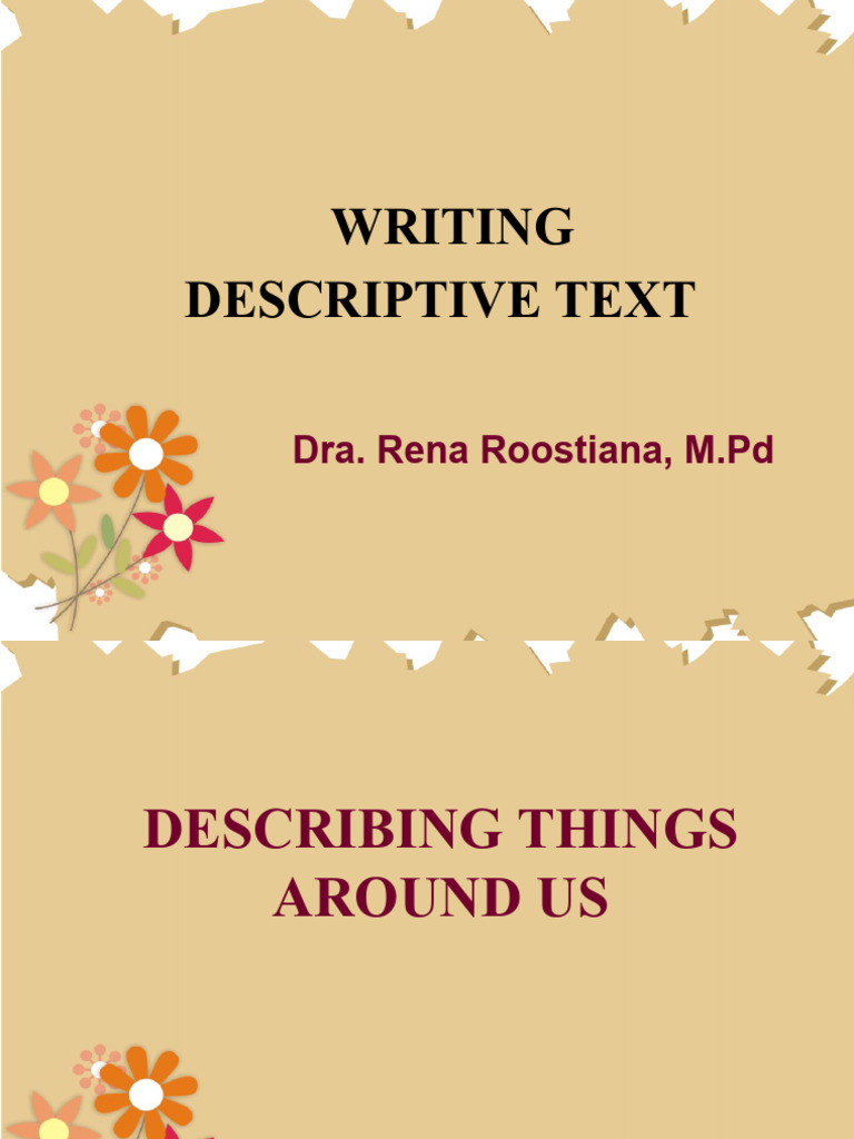Descriptive Text Writing Guide | PDF