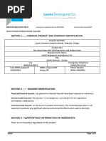 Material Safety Data Sheet - Fabuloso | PDF | Carbon Dioxide | Personal ...