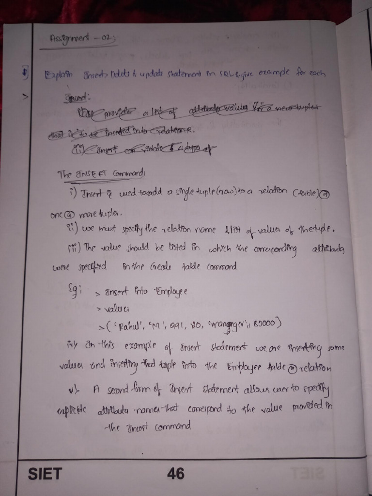 Dbms Assignment 02 | PDF | Data Management | Databases