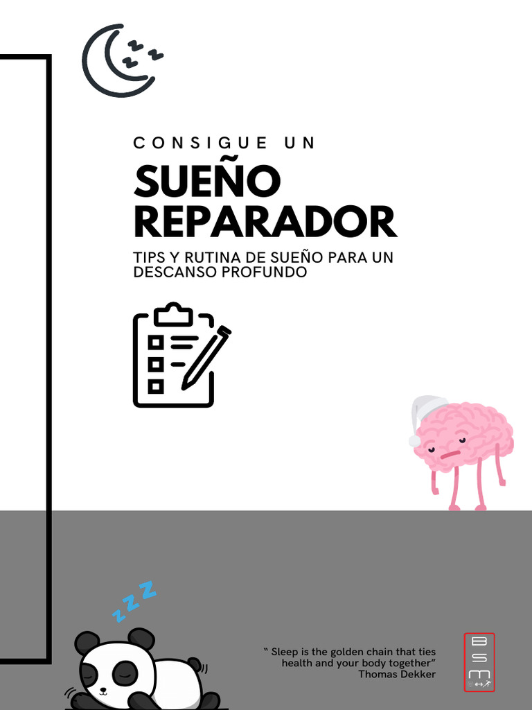 Tips para un Sueño Reparador y Saludable | PDF | Dormir | Ritmo circadiano