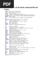 An A-Z Index of The Bash Command Line For Linux