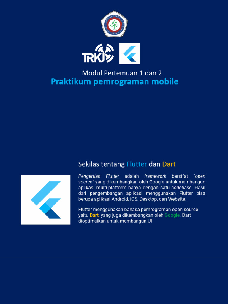 Modul Dasar Flutter | PDF