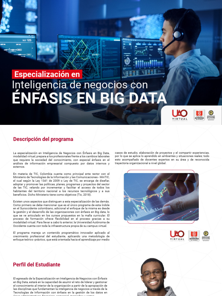 Especializacion Inteligencia Negocios Enfasis Big Data 103815 | PDF ...