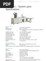 System 4000 - Specifications