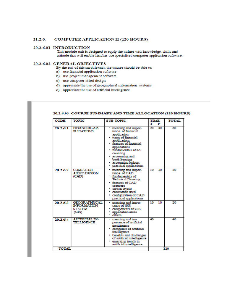 Dip C.A II Mod 11 Syllabus | PDF