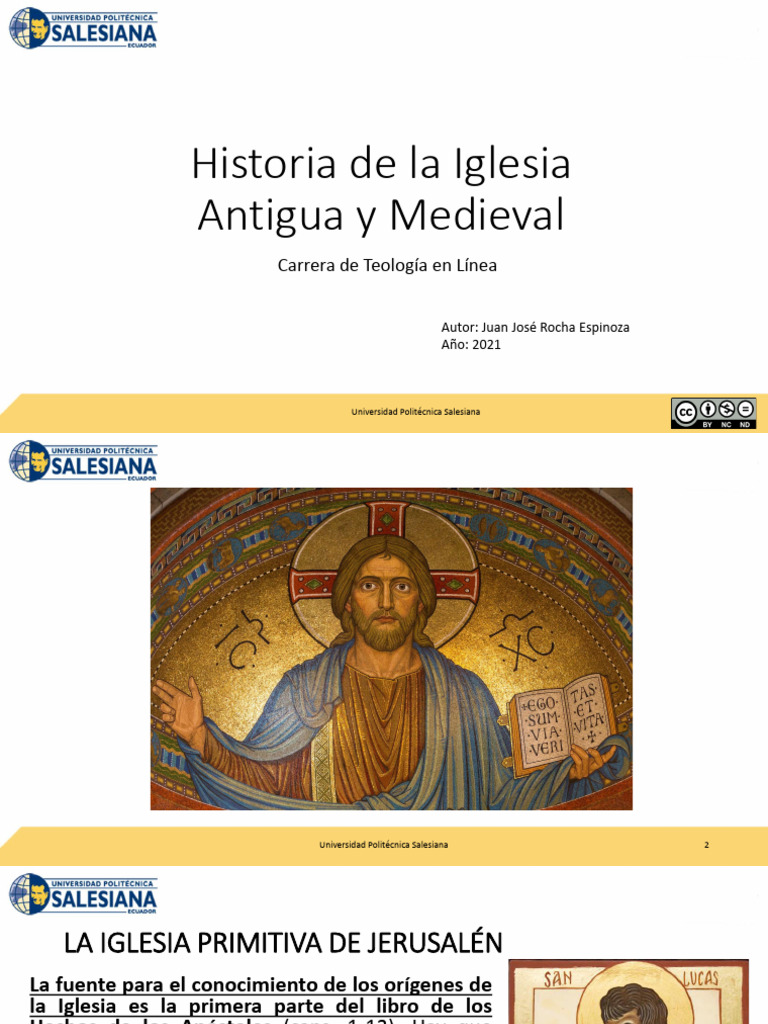 Historia de La Iglesia Antigua y Medieval II | PDF | Jesús | Iglesia ...