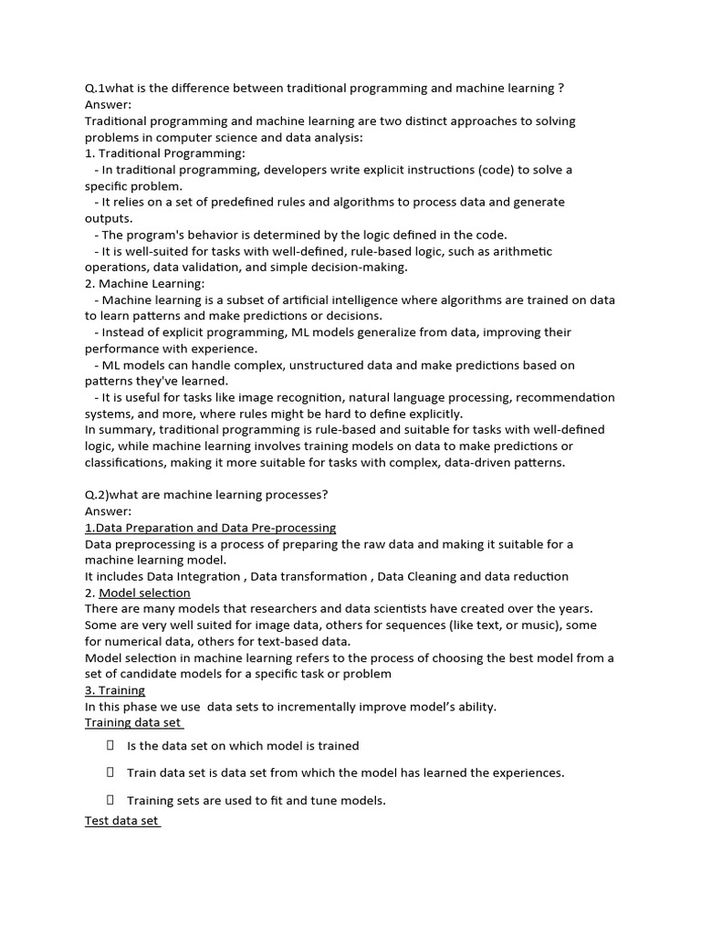 Unit1 pdf machine learning pattern recognition