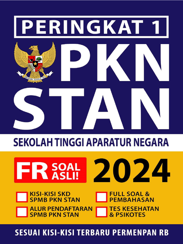 Peringkat 1 Spmb Pkn Stan 2024 Pdf
