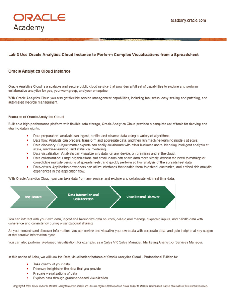 3 Perform Complex Visualizations From A Spreadsheet | PDF | Cloud ...