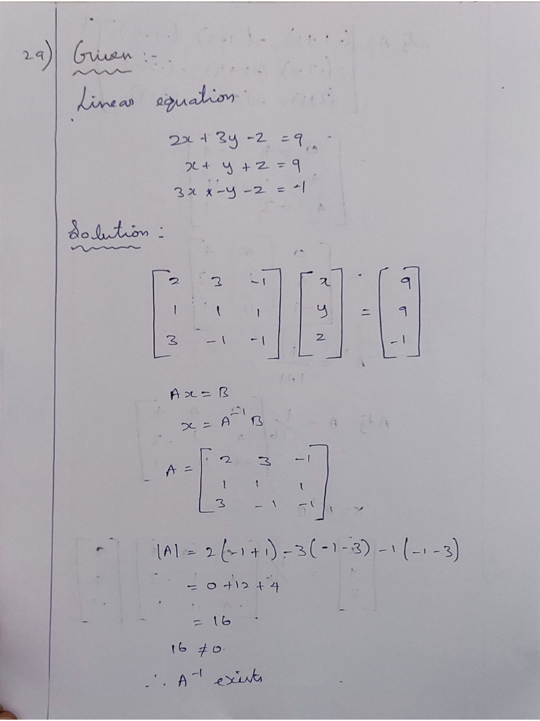 Maths 29 Linear Equation | PDF