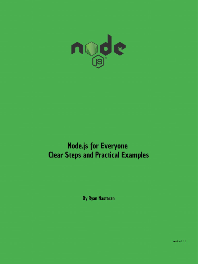 Node - Js For EveryOne | PDF | Json | Java Script