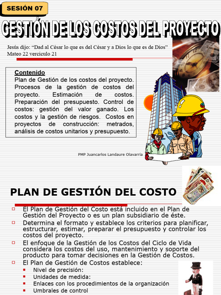 Gestión de Costos en Proyectos PMP | PDF | Presupuesto
