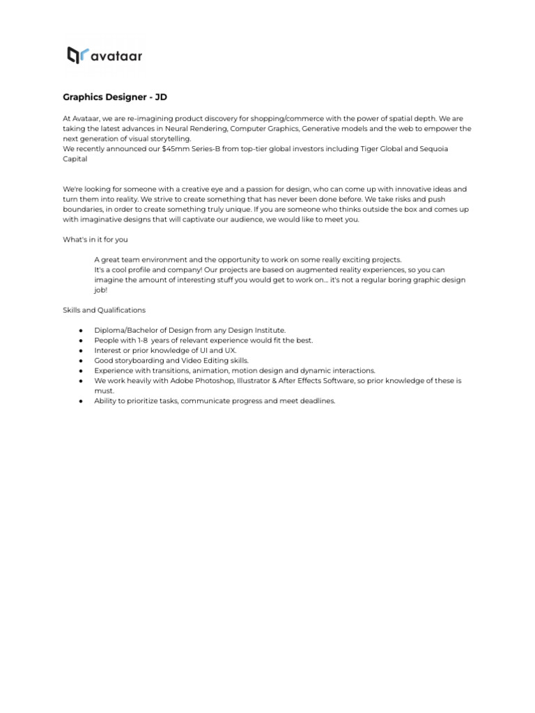 Creative Graphic Designer Wanted | PDF | Career & Growth | Art