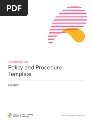 Policy and Procedure