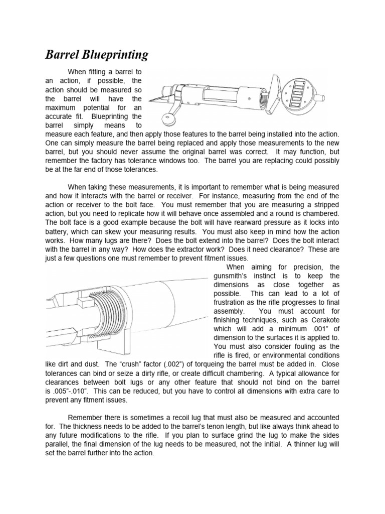 Barrel blueprinting pdf rifle gun barrel