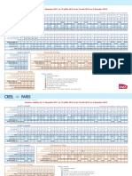 Horaires Paris Creil