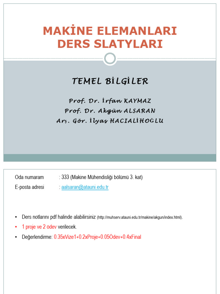 01 Temel Bilgiler | PDF