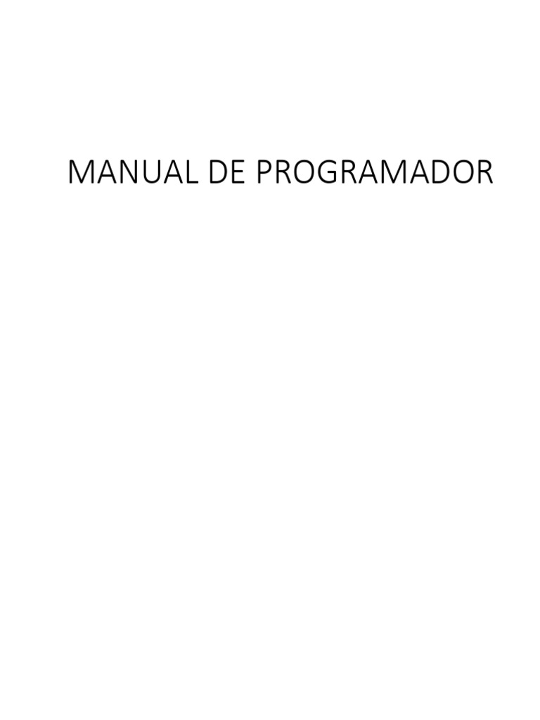 manual del programador | Descargar gratis PDF | Bases de datos | Mi sql