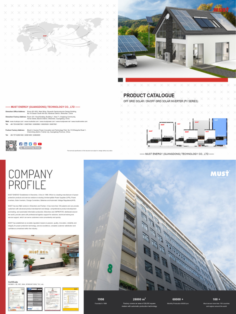 Inverter Catalog | PDF | Power Inverter | Alternating Current