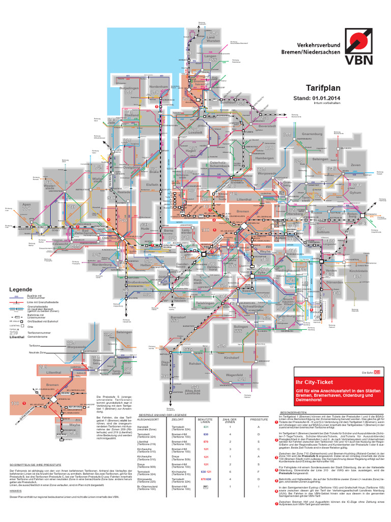 Tarifplan VBN | PDF