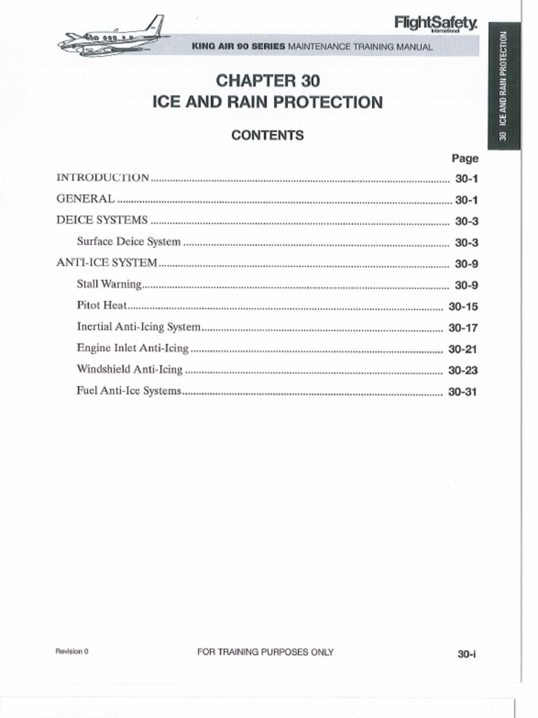 Maintenance Training Manual King Air 90 Series | PDF