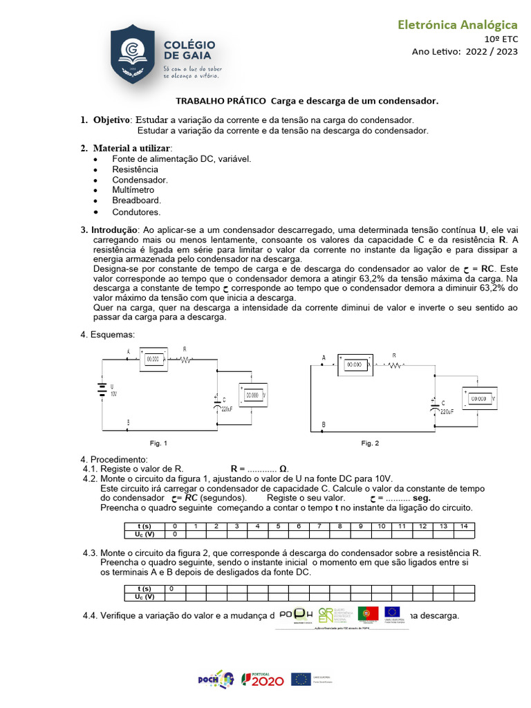 carga-e-descarga-de-condensador-pr-tica-pdf-capacitor-rede-el-trica