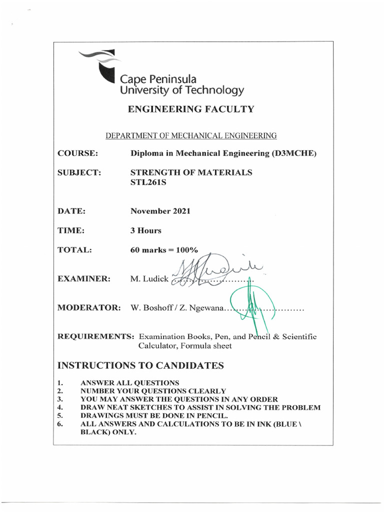 STL261S FISA & Memo 2021 | PDF