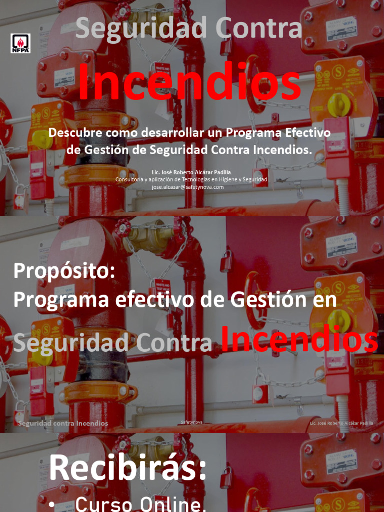 Programa de Gestión en Seguridad Contra Incendios | PDF | Combustión ...