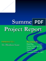 Summer Project Report: Ms. Bhavleen Kaur