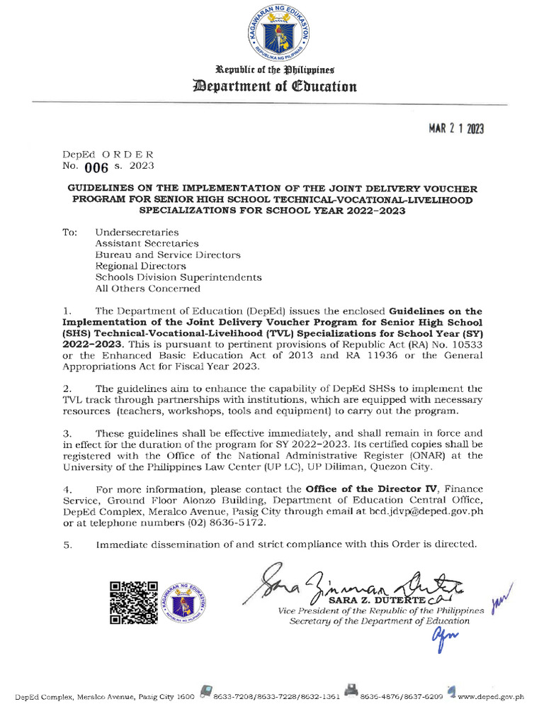 Deped order s2023 006 pdf