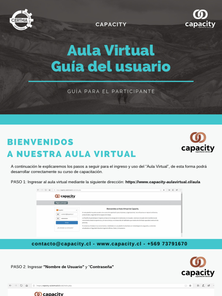 Guia Del Usuario - Aula Virtual | PDF | Chat en linea | ciberespacio