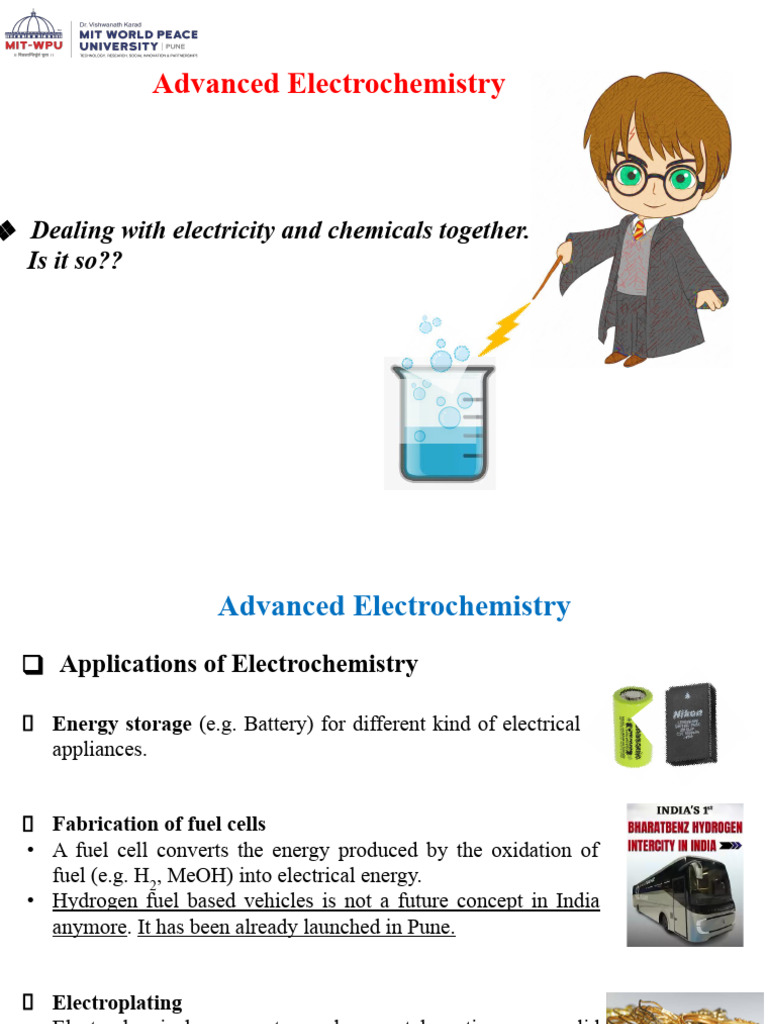 Advanced Concepts in Electrochemistry | PDF | Lithium Ion Battery ...