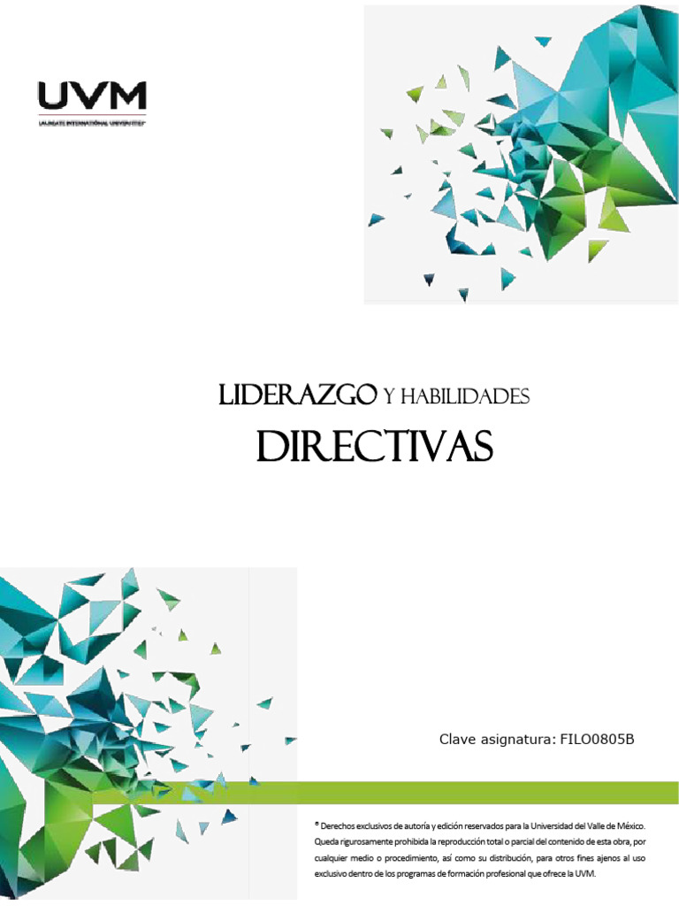 Liderazgo Y Habilidades Directivas Tira de Materias | PDF | Liderazgo ...