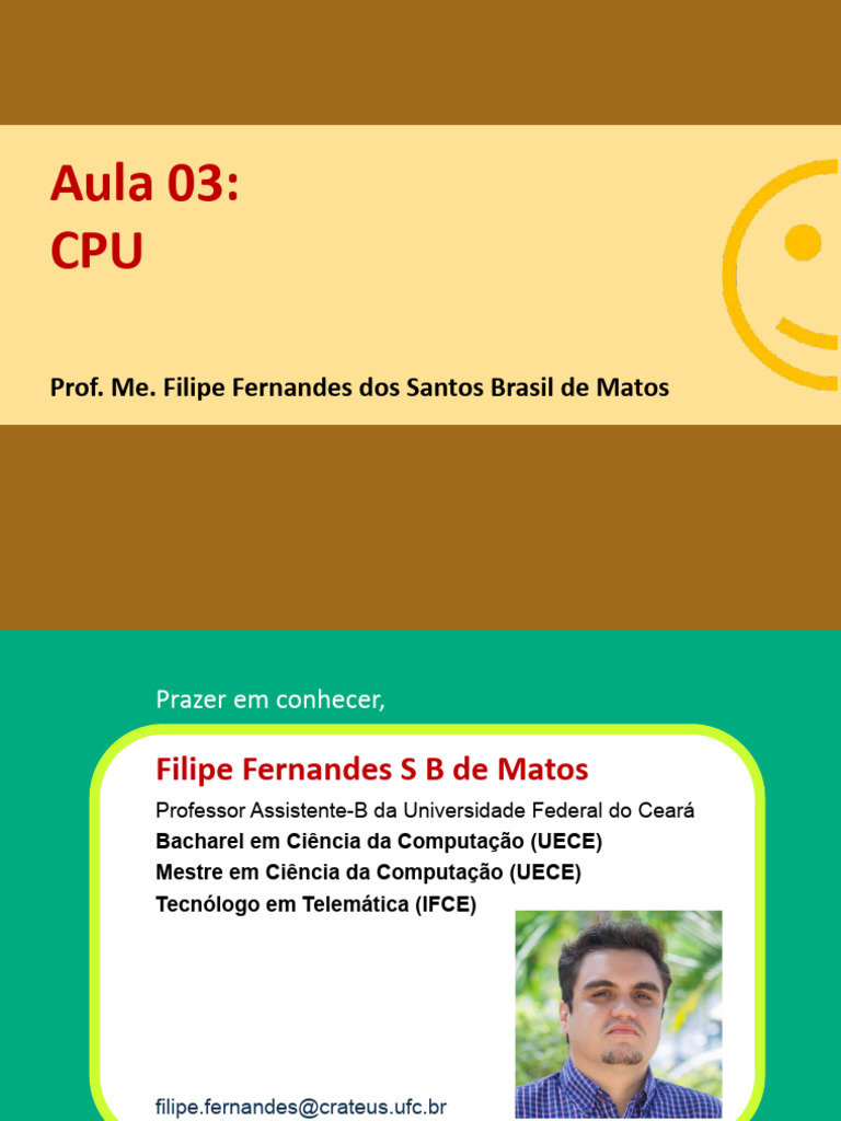 Estrutura e Funções da CPU | PDF | Microprocessador | Ciência da Computação