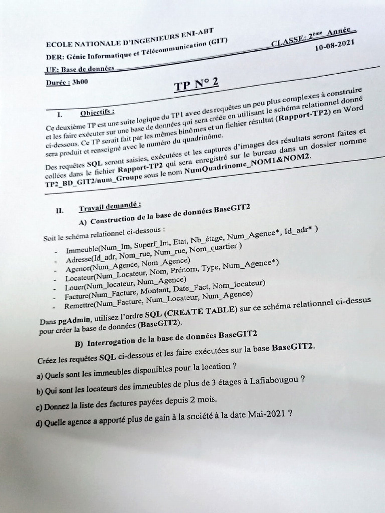 TP BD | PDF