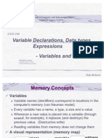 C Programming and Data Structures t04 A Variables and Expressions Operators