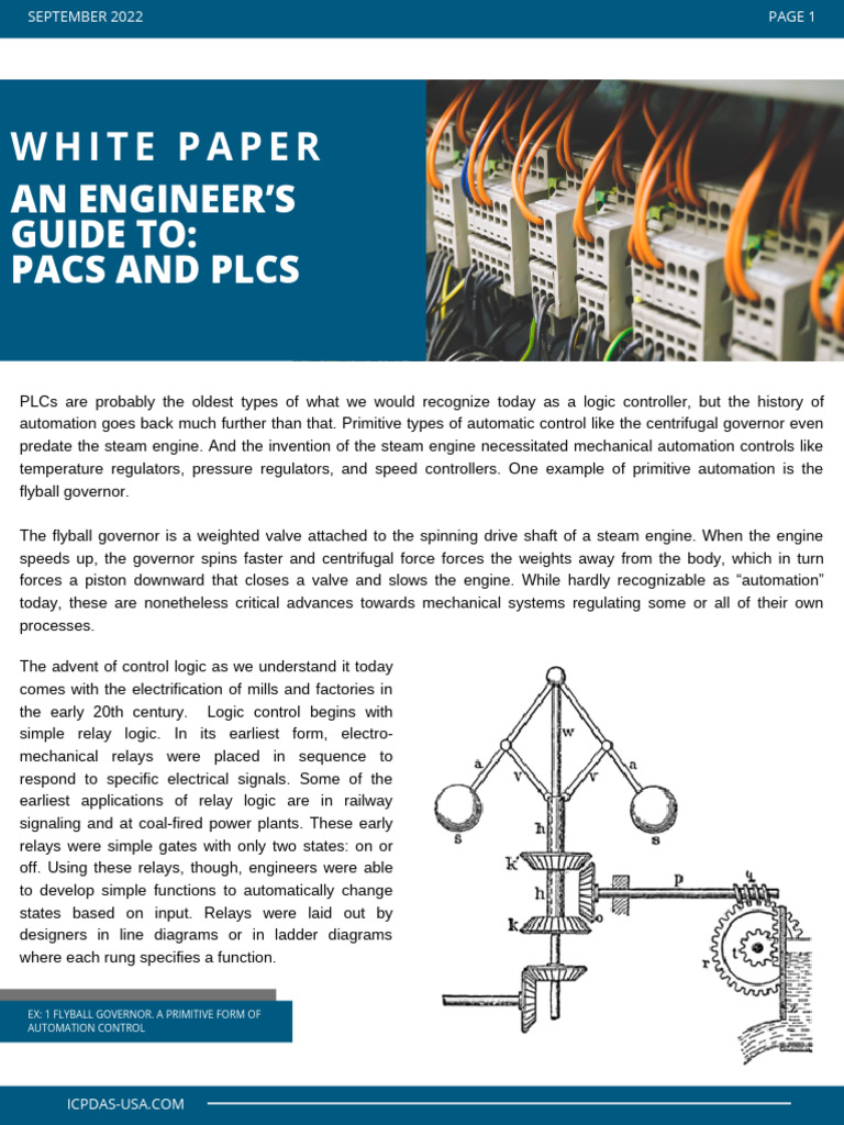 Engineer's Guide To PACs and PLCs White Paper | PDF | Programmable ...