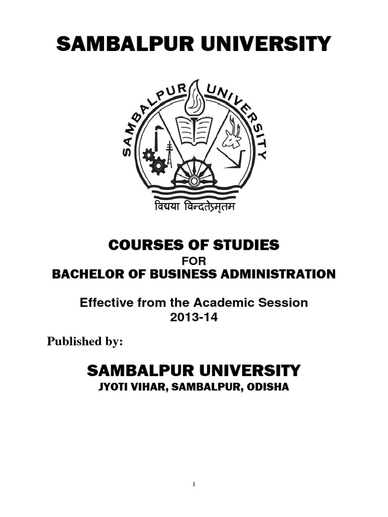 BBA Course Outline 2013-14 | PDF | Corporate Social Responsibility ...