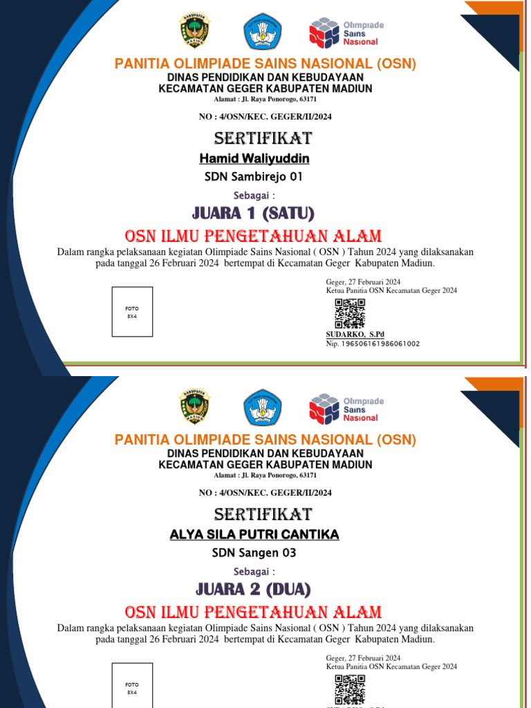 Sertifikat osn 2024 ipa pdf