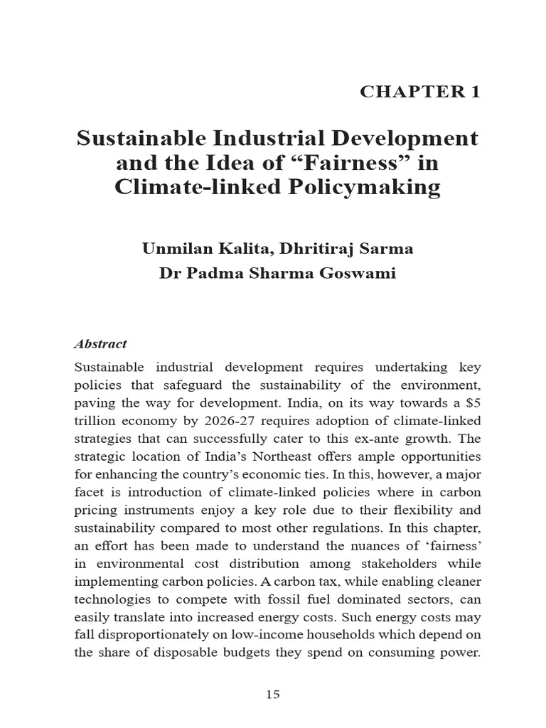Sustainable Industrial Development and T | PDF | Carbon Tax | Taxes - Sustainable Industrial Development Projects