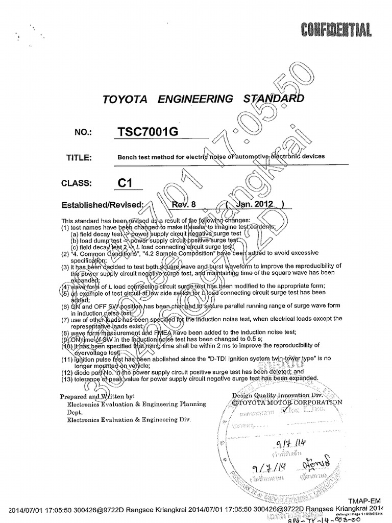 TSC7001G Rev.8 Jan2012 | PDF