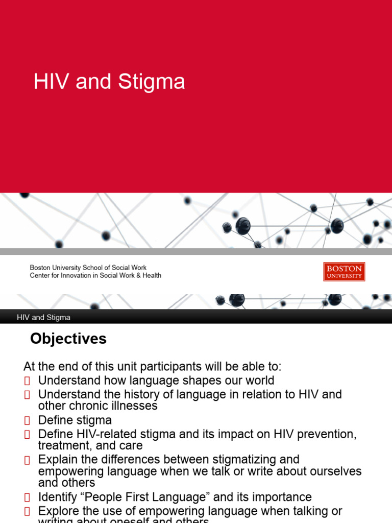 CHW 15 HIV Stigma Discrimination | PDF | Social Stigma | Hiv/Aids