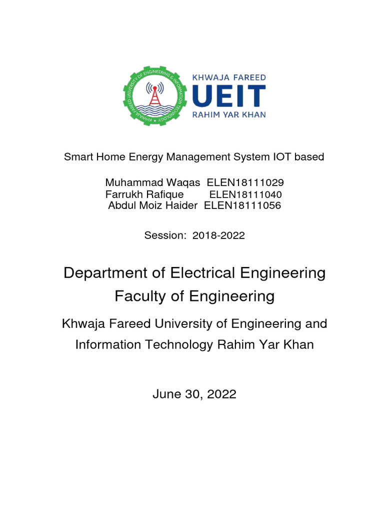 View of Smart Home Energy Management System IOT Based | PDF | Power Inverter ...