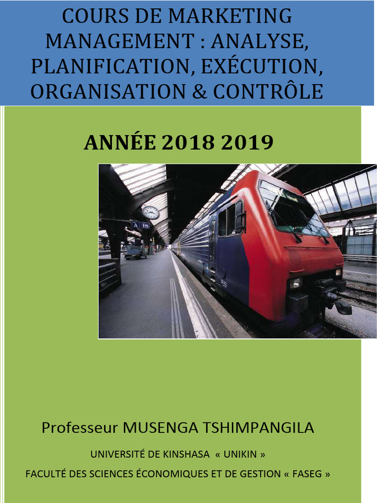 Marketing Management : Concepts Clés | PDF | Commercialisation | Business